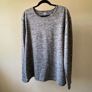 Pro Player gray athletic long sleeve shirt